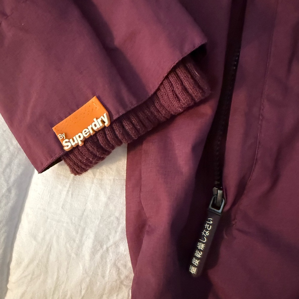 Superdry Maroon Windcheater Jacket - image 3